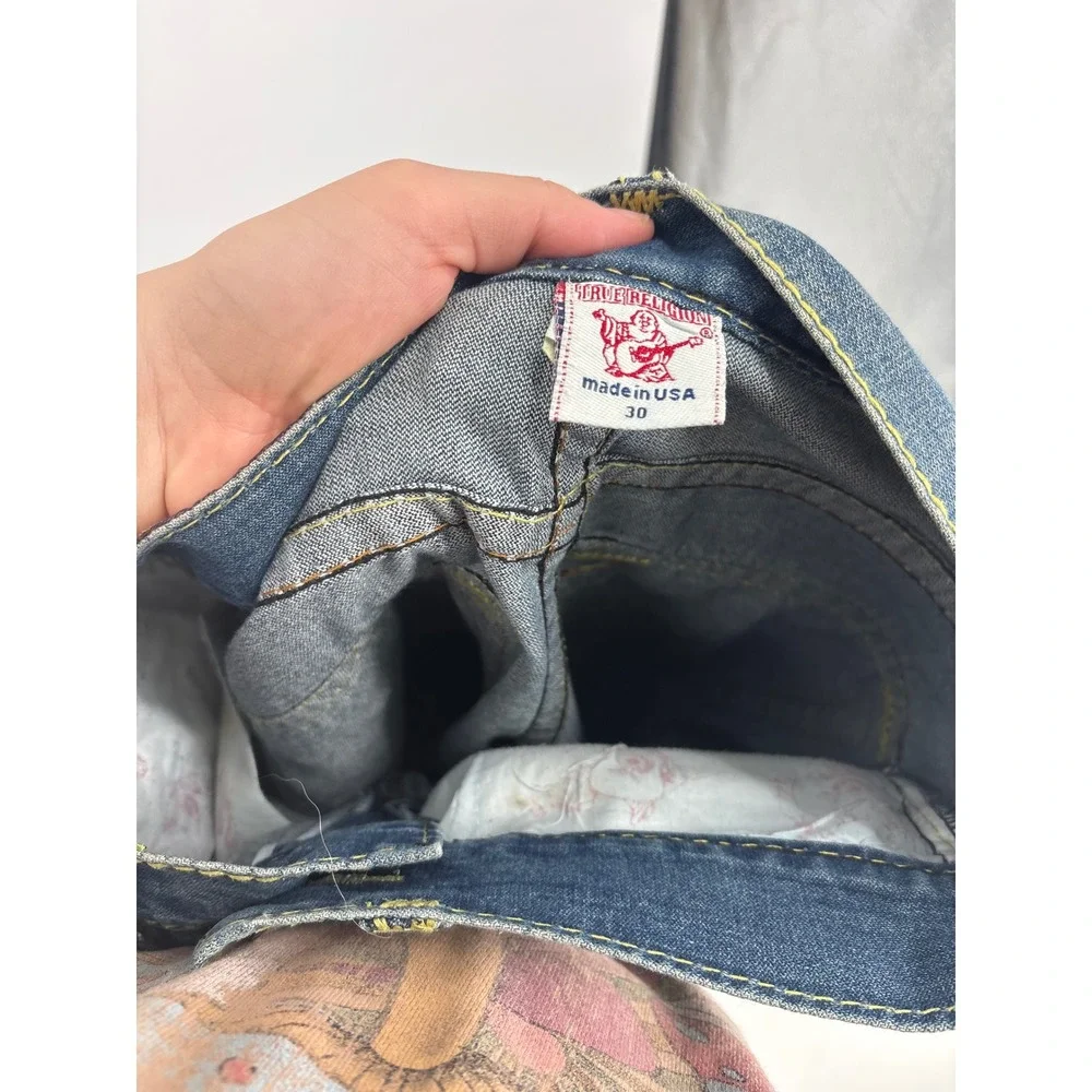 True Religion Billy Super T Jeans Men 30 Rare Y2K Blue Denim